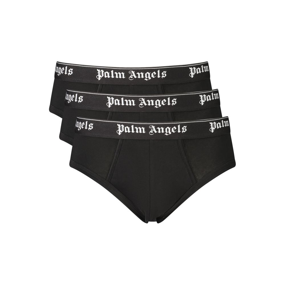 Black Cotton Men's Underwear