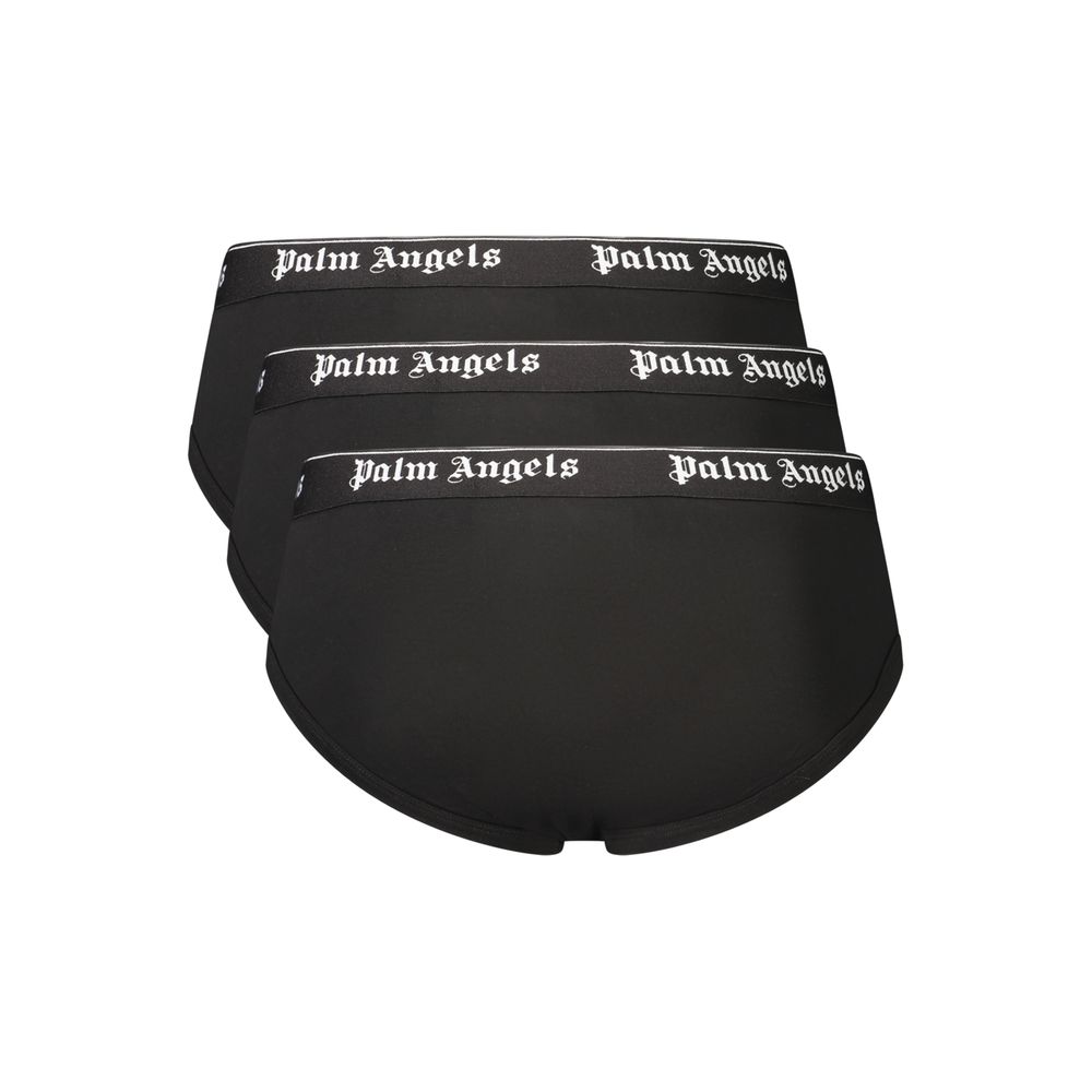 Black Cotton Men's Underwear