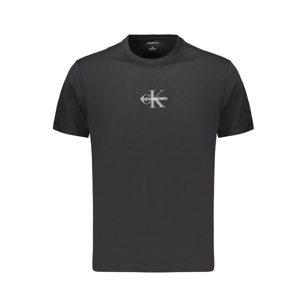 Black Cotton Men's T-Shirt