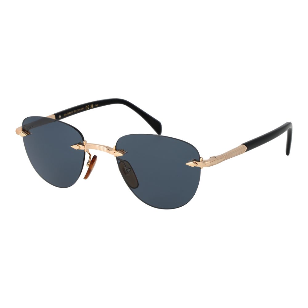 Rose Gold Metal Sunglasses