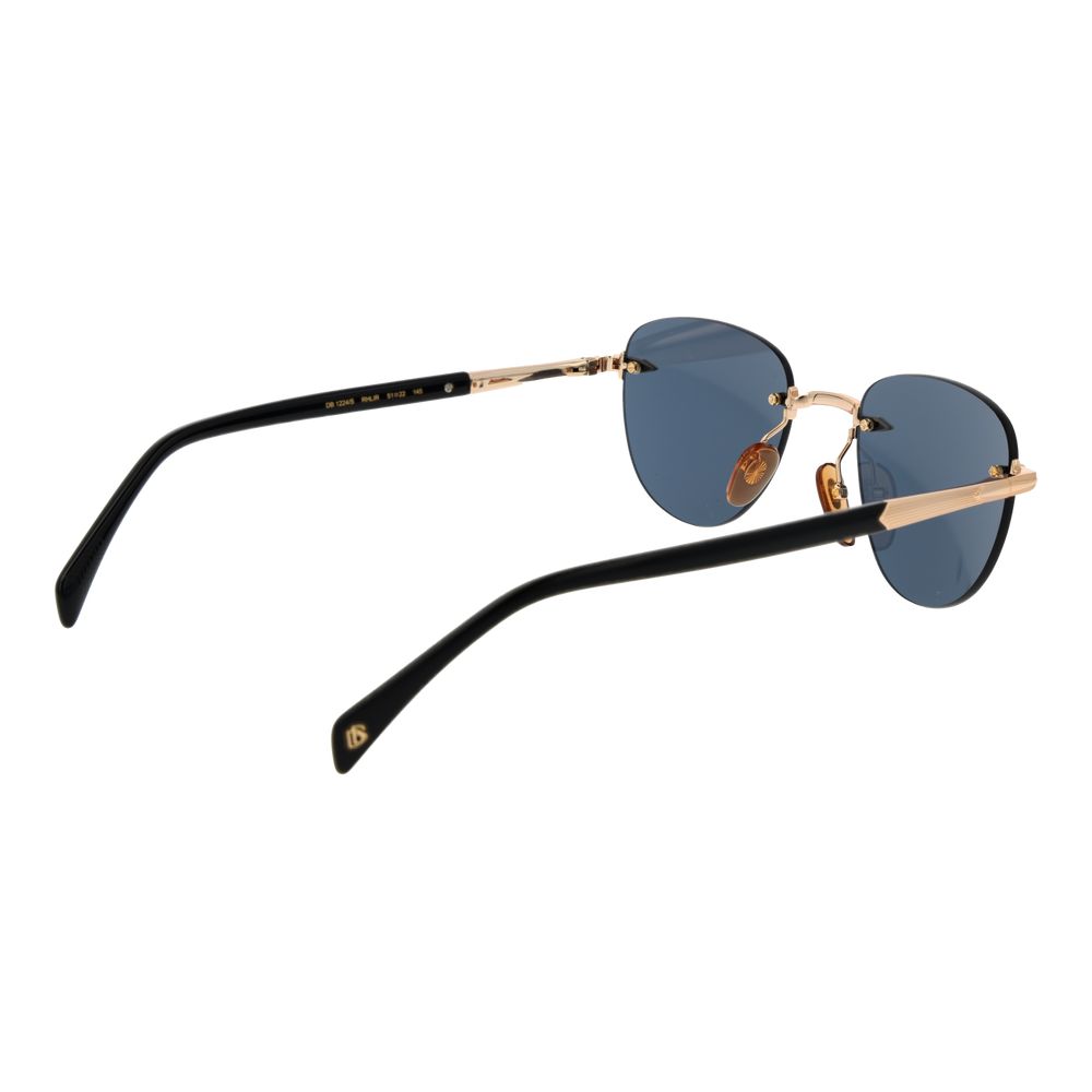 Rose Gold Metal Sunglasses