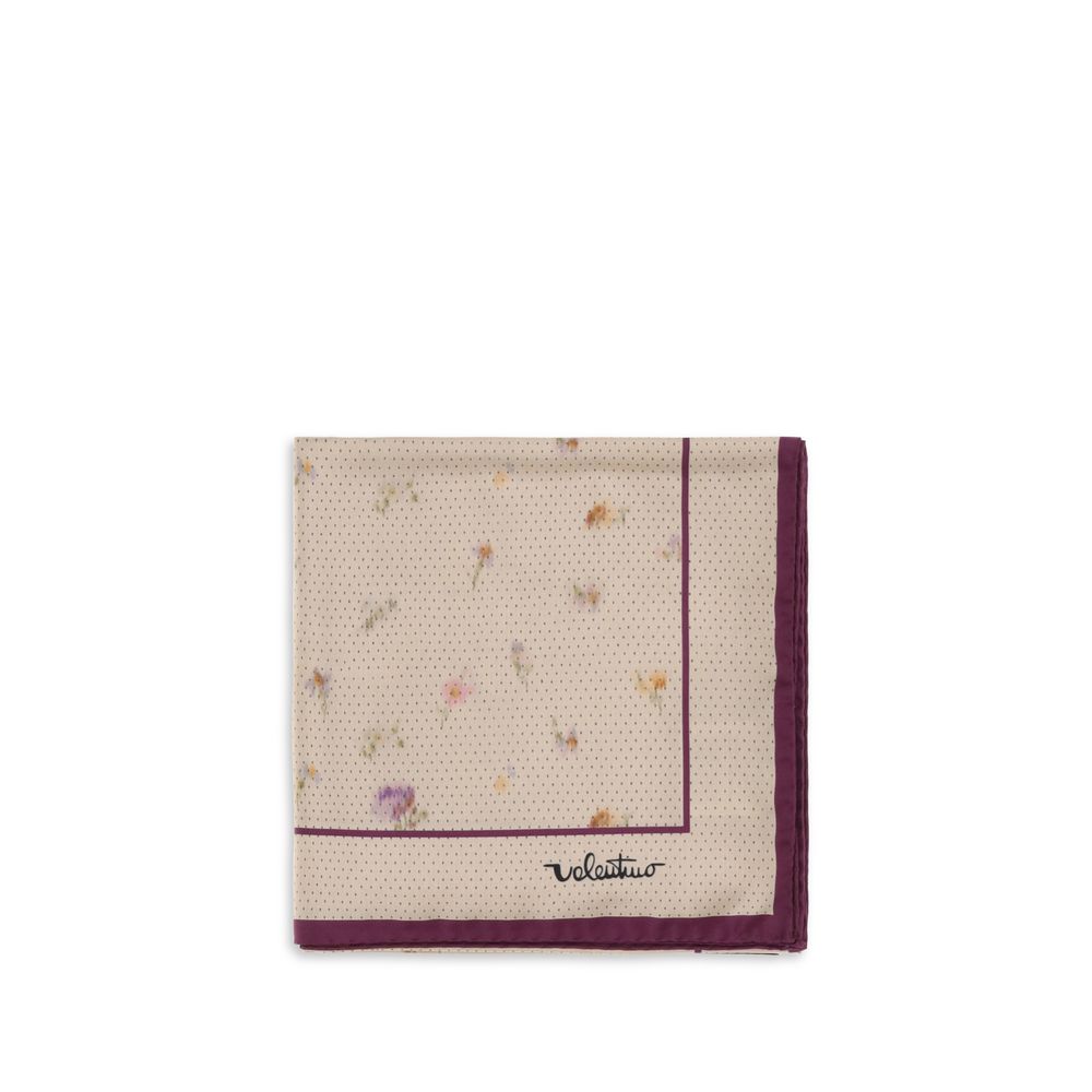 Beige Silk Scarf