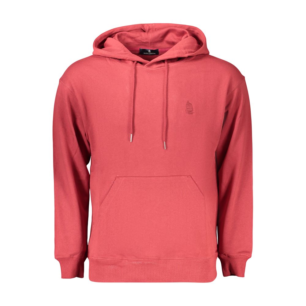 Red Cotton Men's Sweatshirt