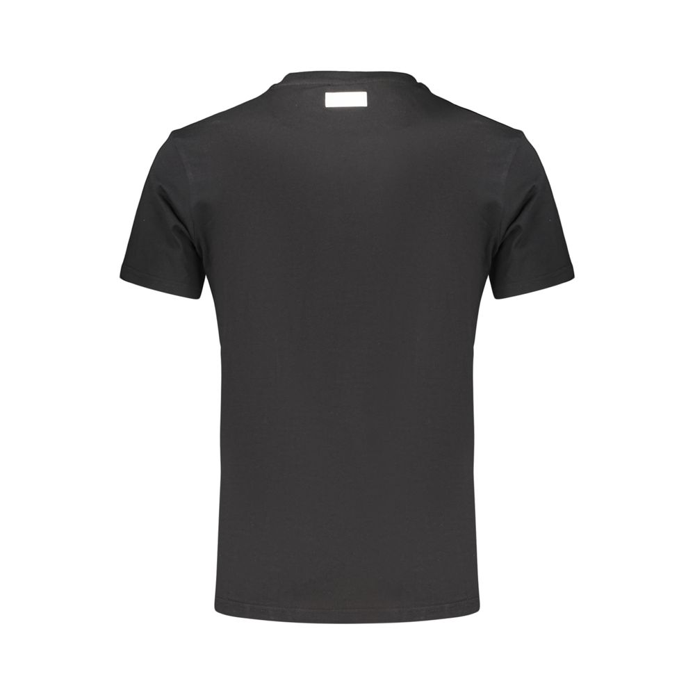 Black Cotton Men's T-Shirt