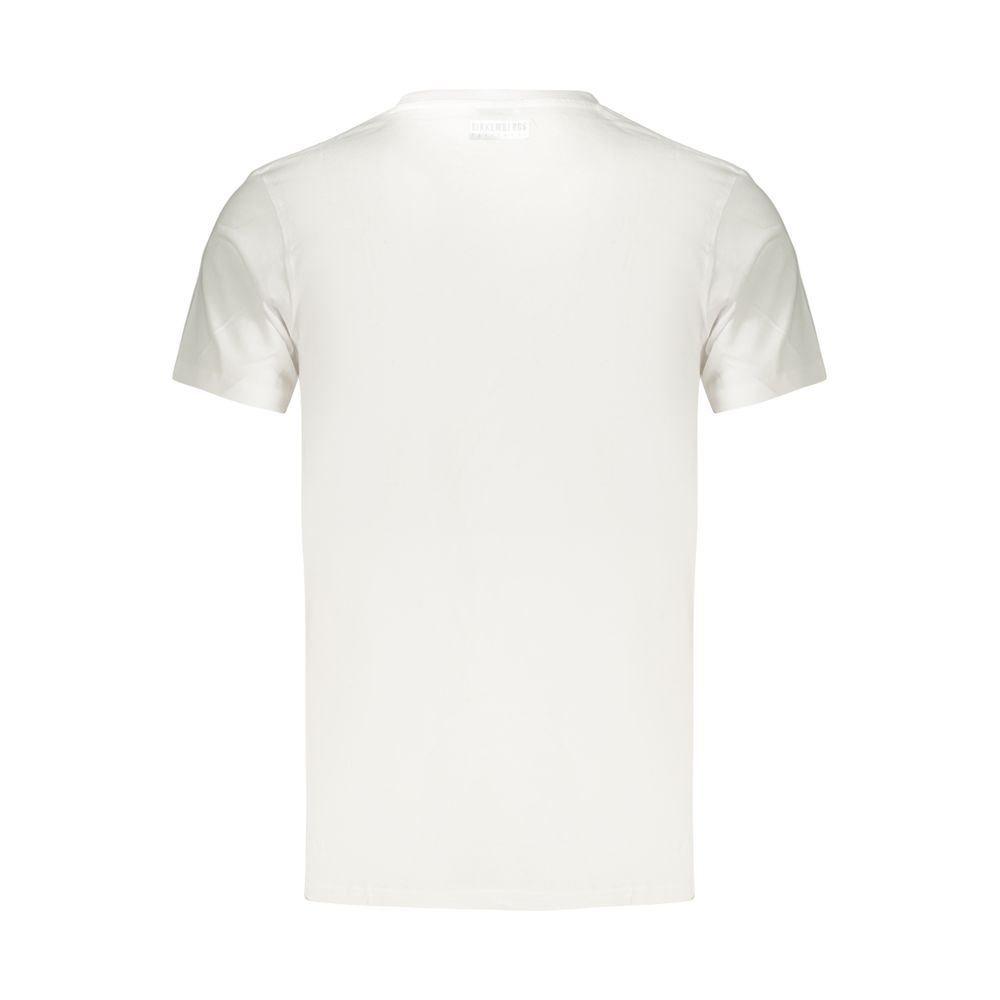 White Cotton Men's T-Shirt