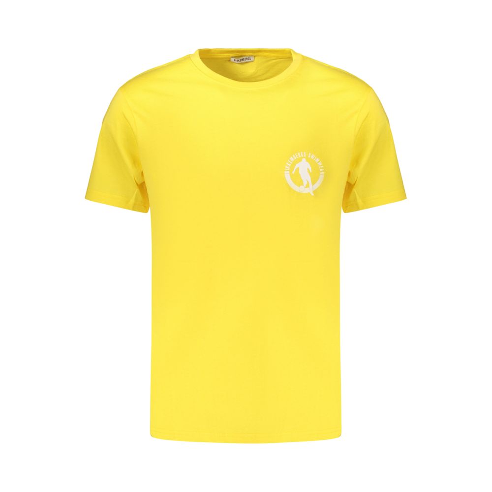 Yellow Cotton Men's T-Shirt