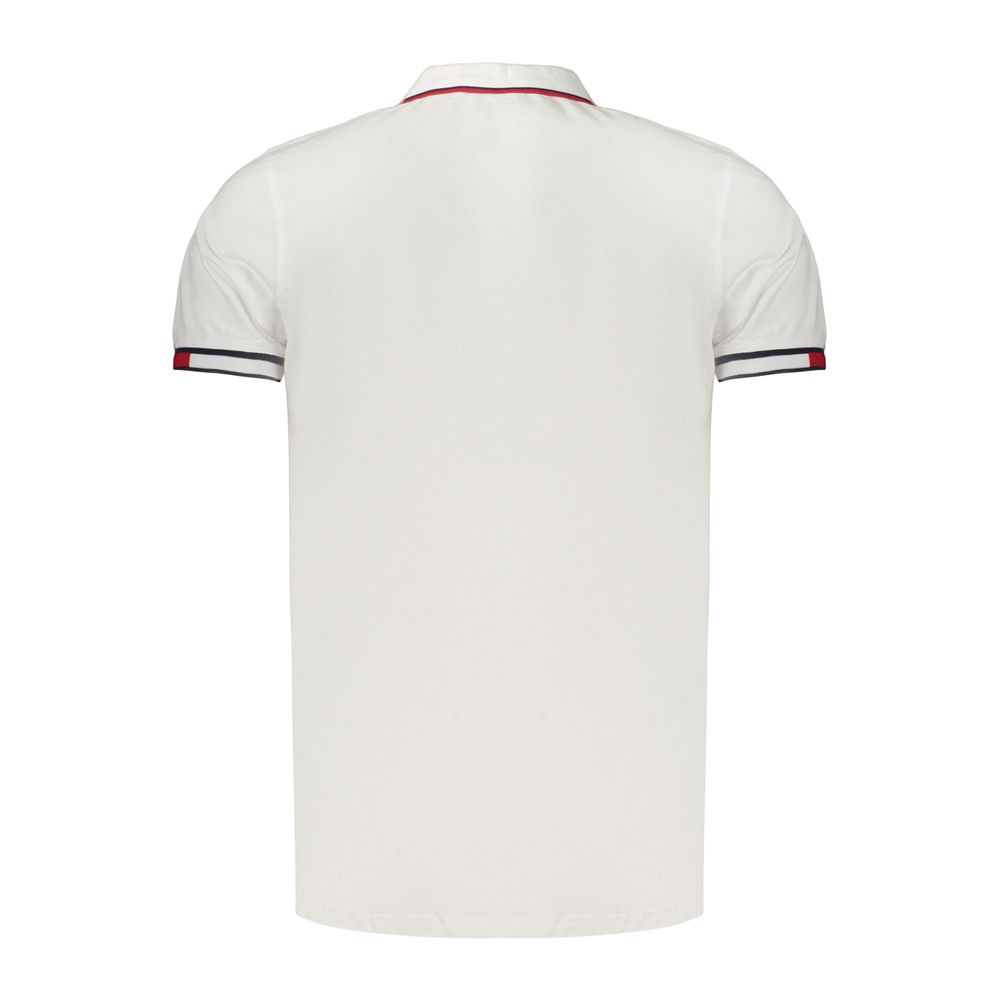 White Cotton Men's Polo Shirt