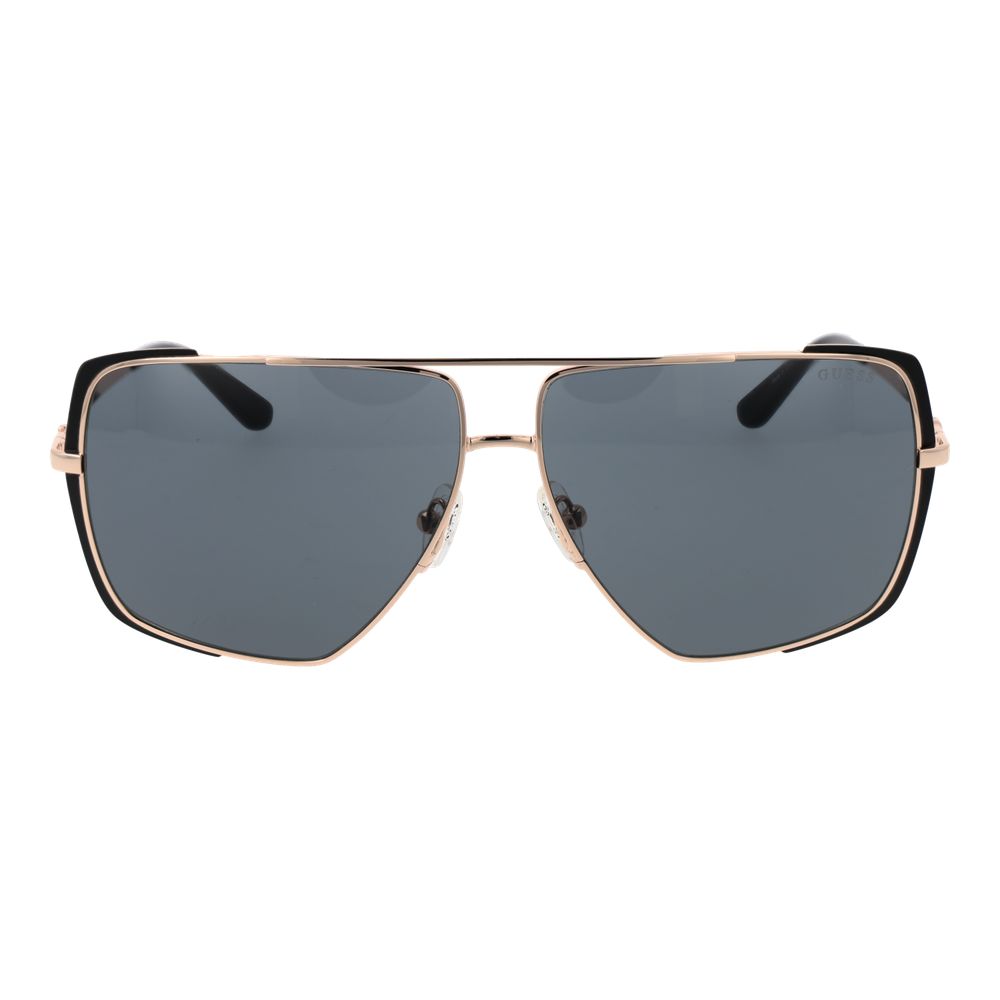 Rose Gold Metal Sunglasses