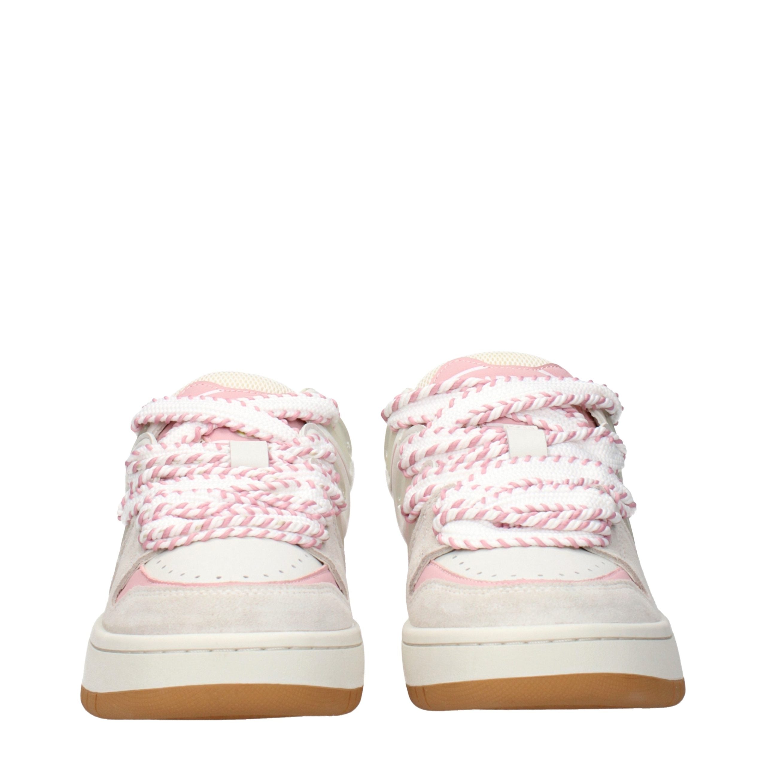 White Leather Low Top Sneakers