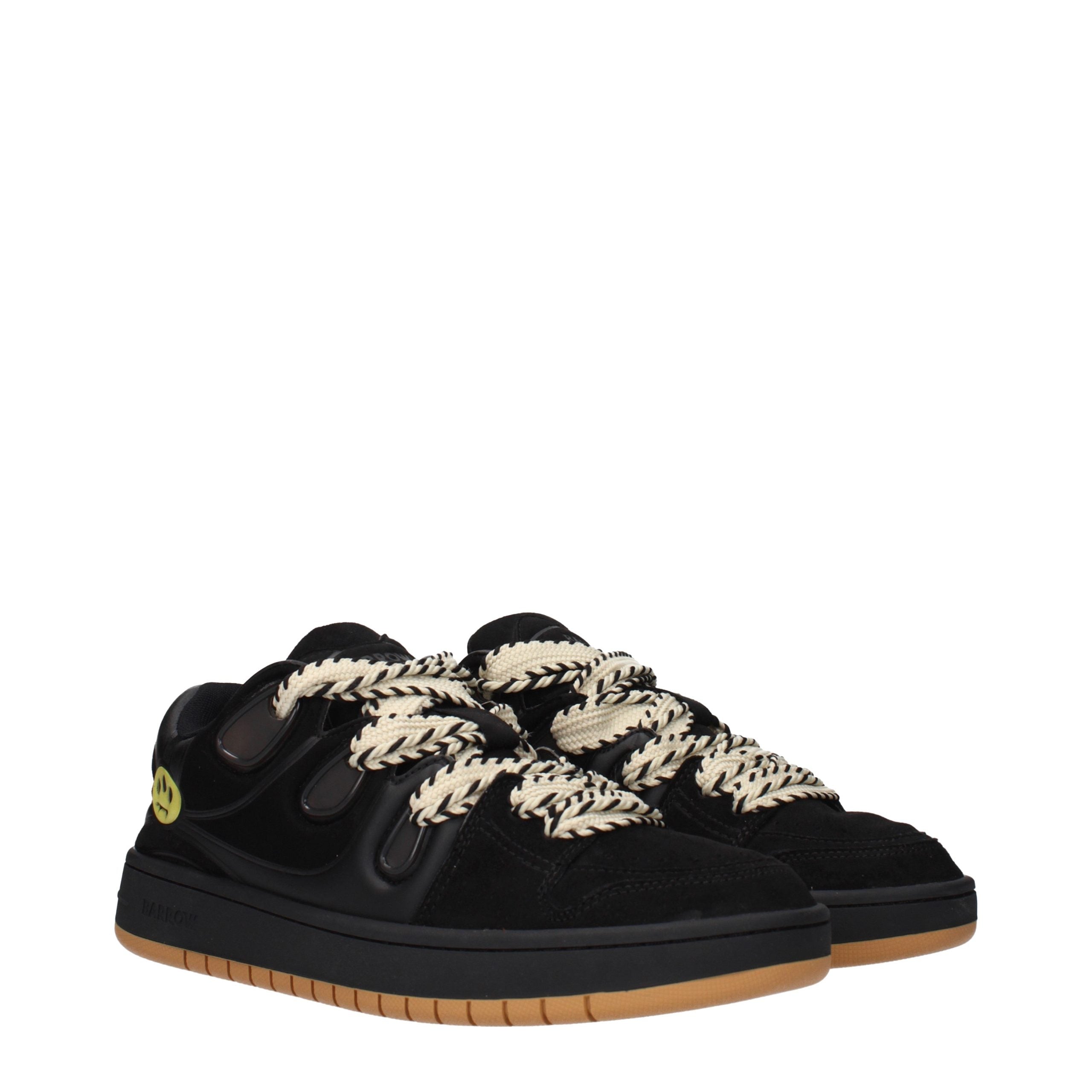 Black Leather Sneakers