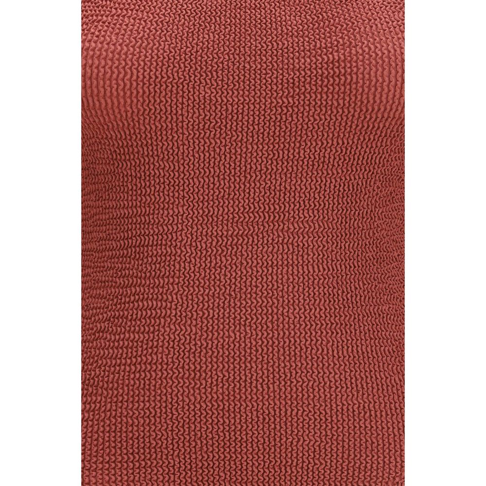 Red Polyamide One-Piece Swimsuit