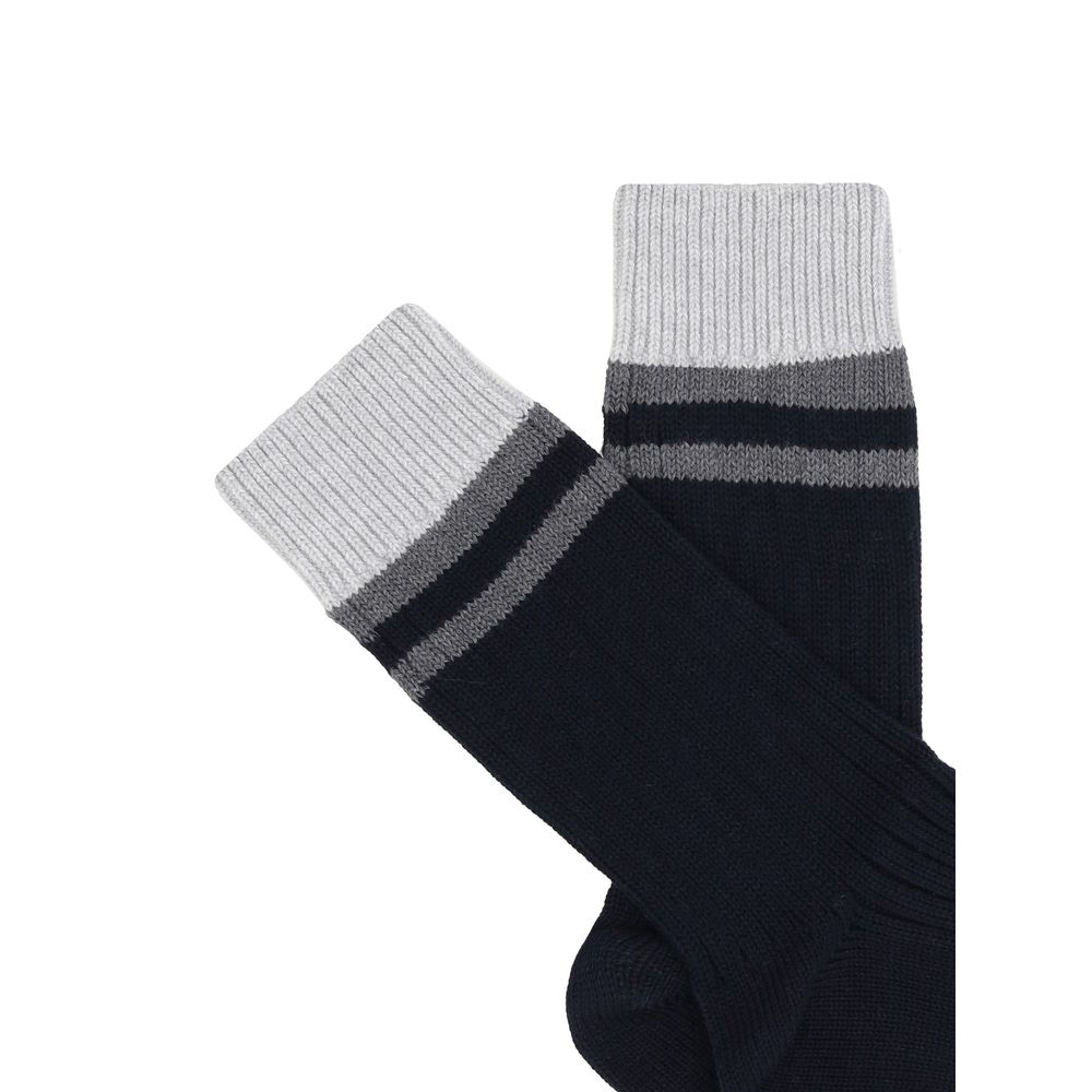 Black Cotton Socks
