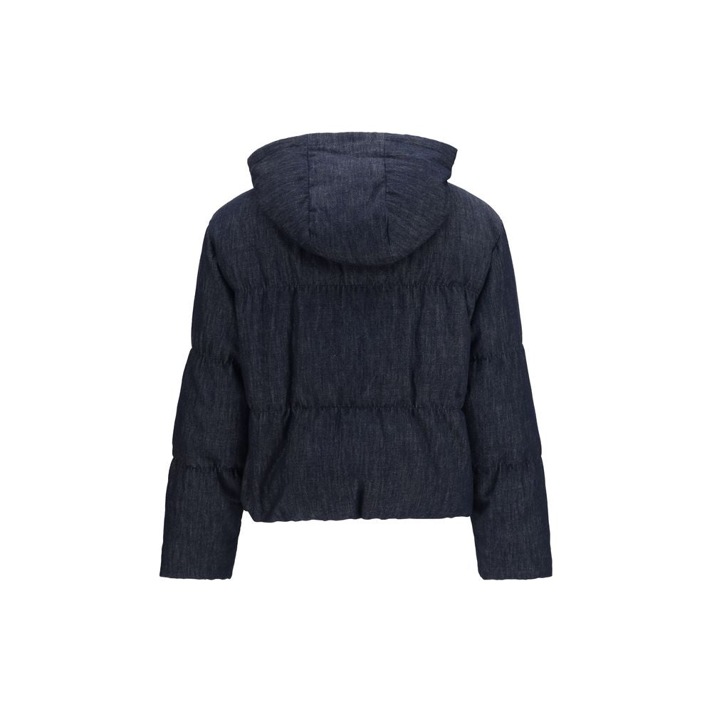 Blue Cotton Shell Jacket