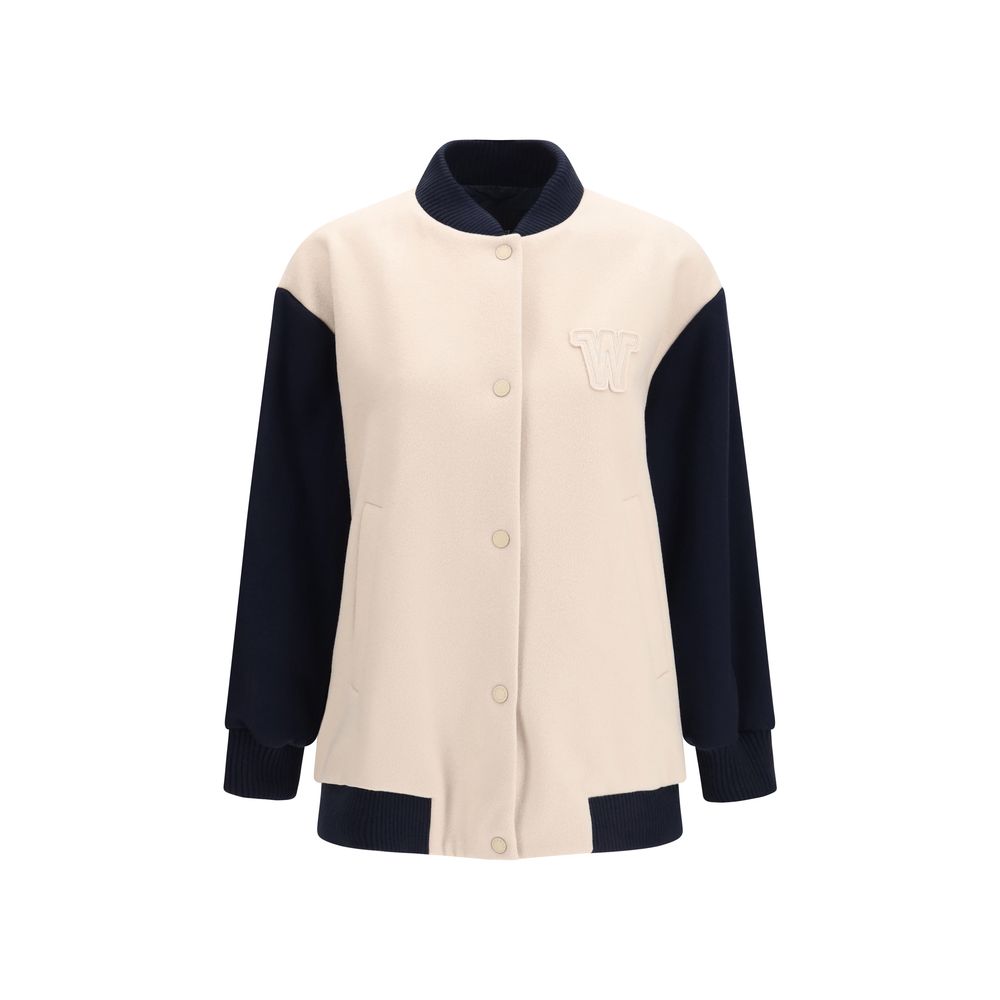 Blue Wool Oves Aries Bomber