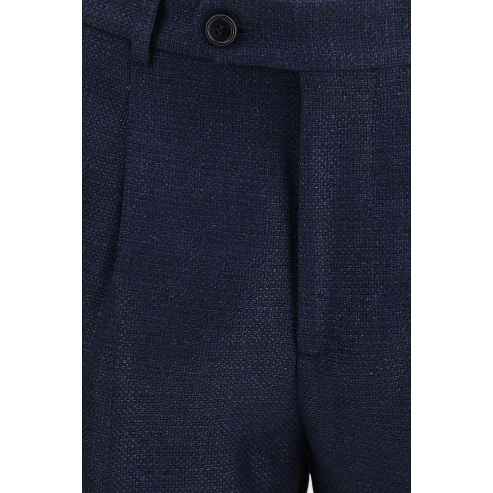 Blue Wool Oves Aries Two-Piece Suit