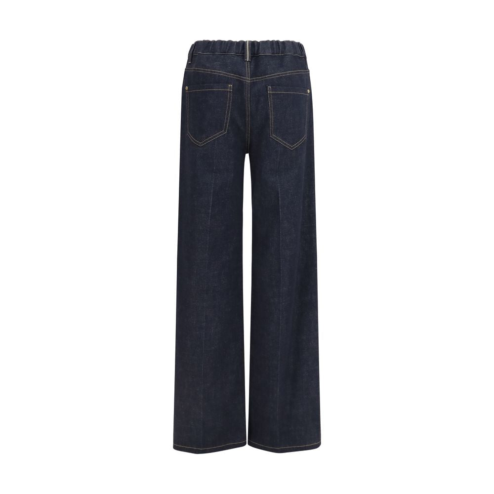 Blue Cotton Jeans Denim