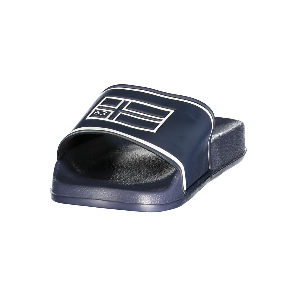 Blue Polyurethane Men's Slipper