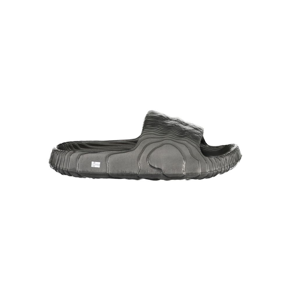 Black Polyurethane Men Slipper