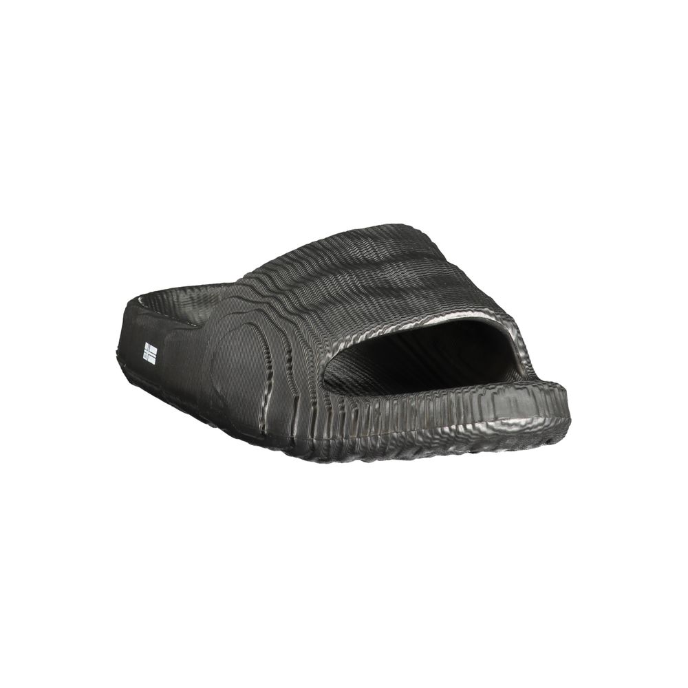 Black Polyurethane Men Slipper