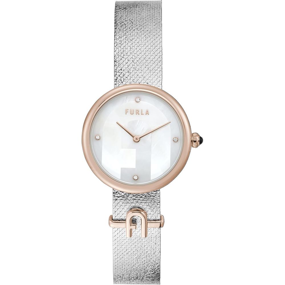 Gray Stainless Steel Dress Watch
