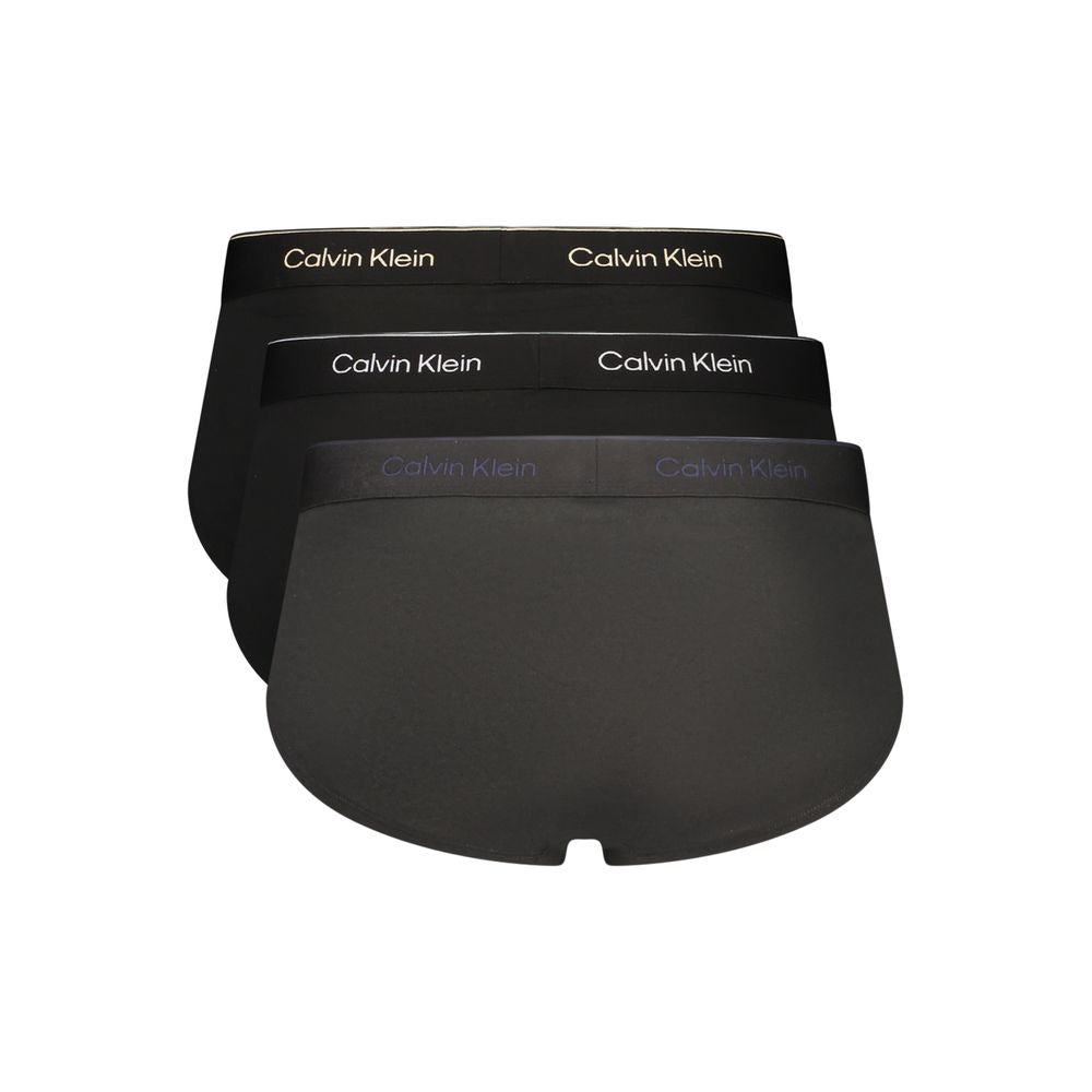 Black Cotton Men Brief