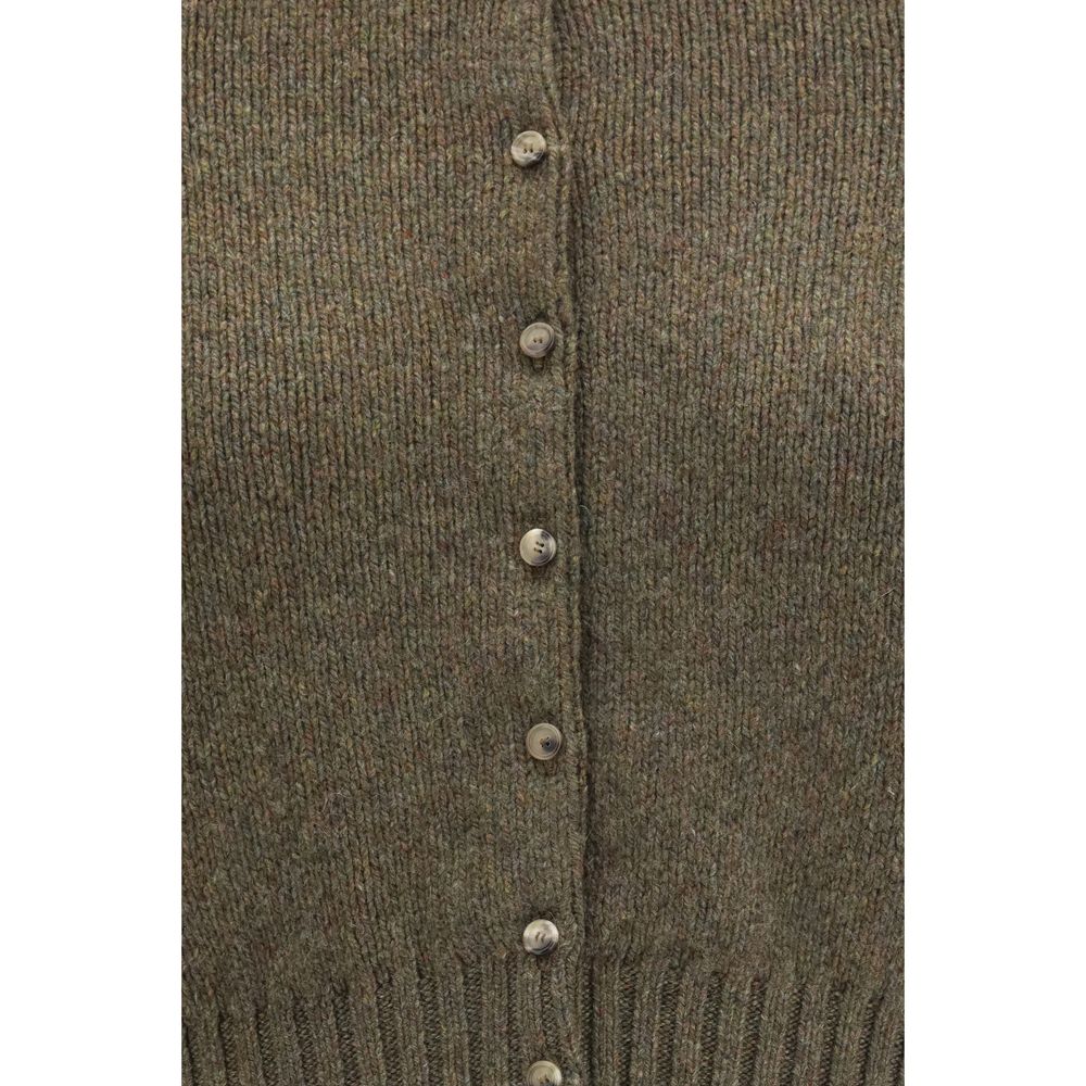 Bicolor Cashmere Cardigan