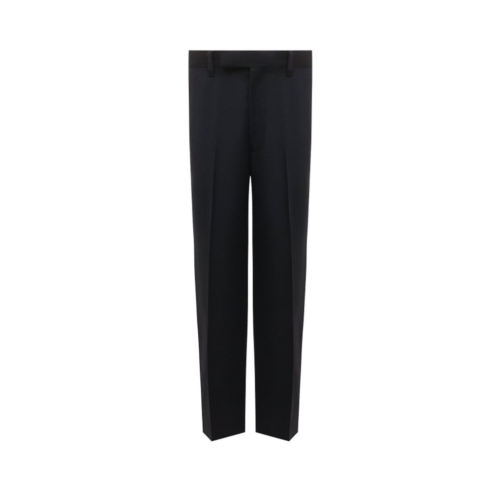 Blue Wool Dress Pants