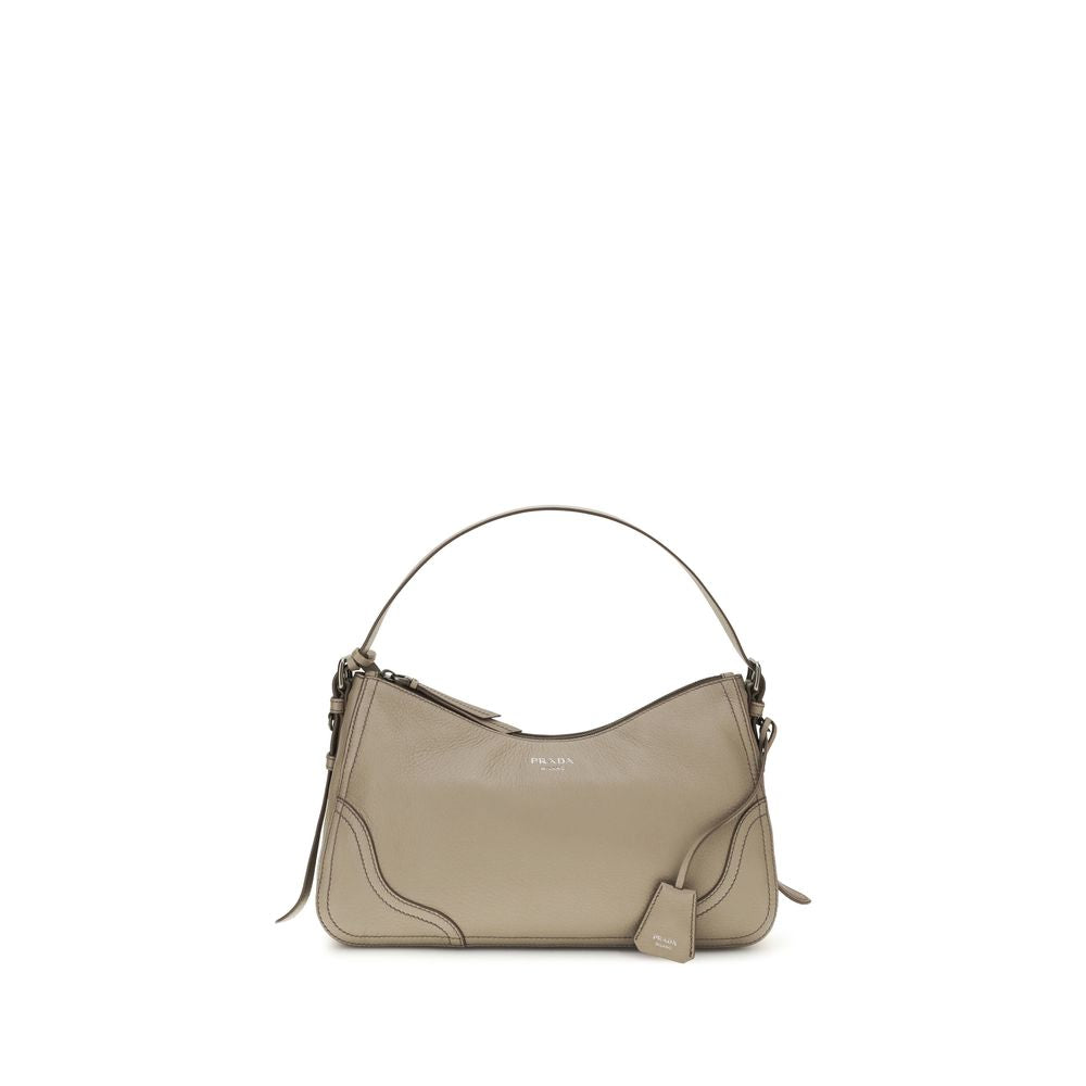 Gray Calf Leather Bos Taurus Shoulder Bag