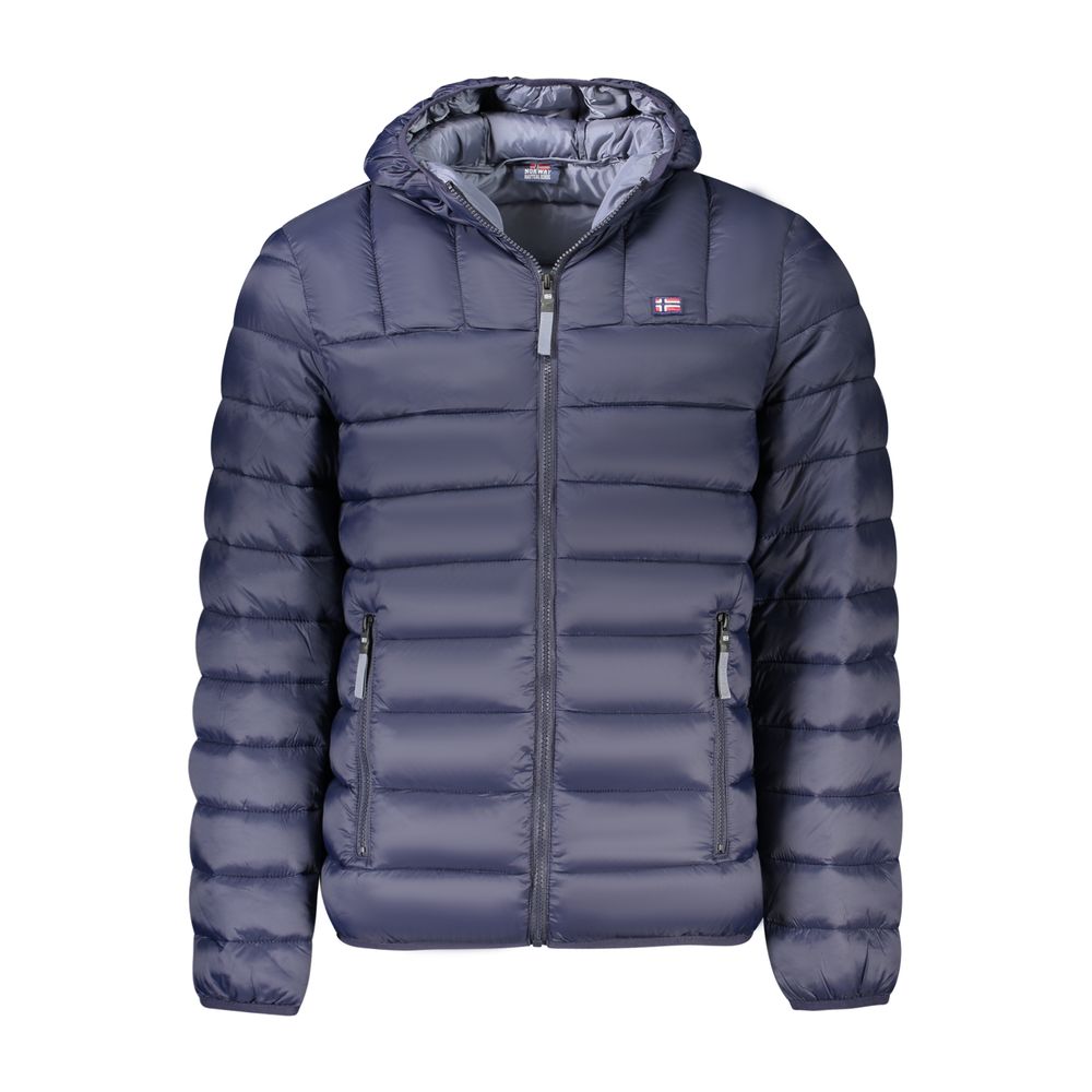 Blu Poliammide Men's Jacket
