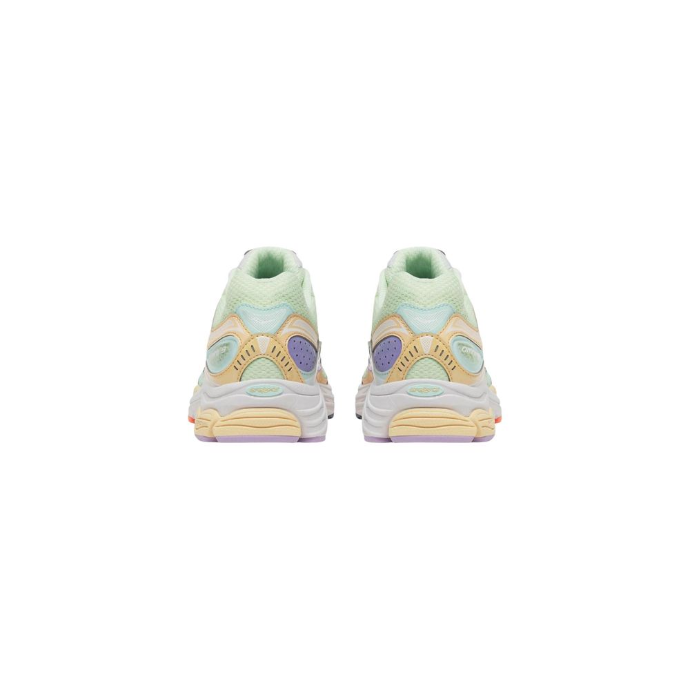 Green Synthetic Athletic Sneakers