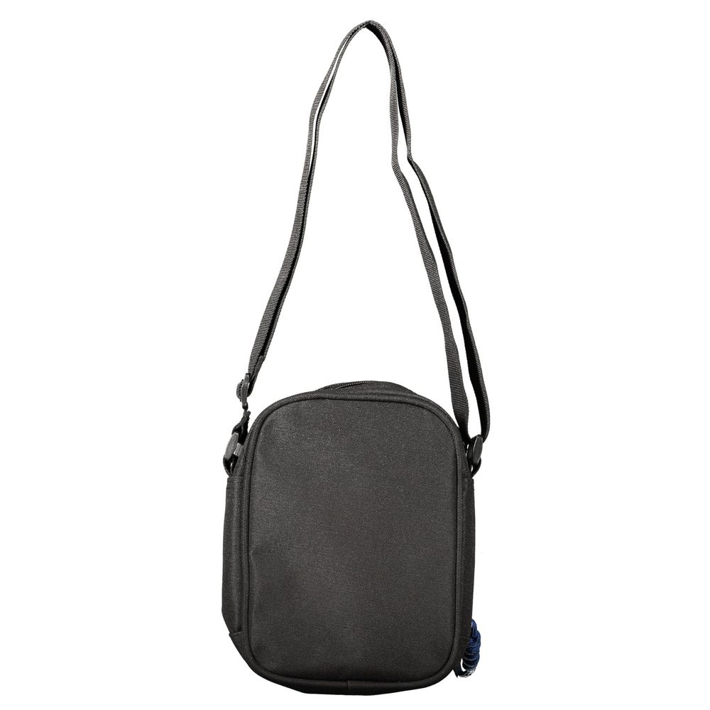 Black Polyester Shoulder Bag