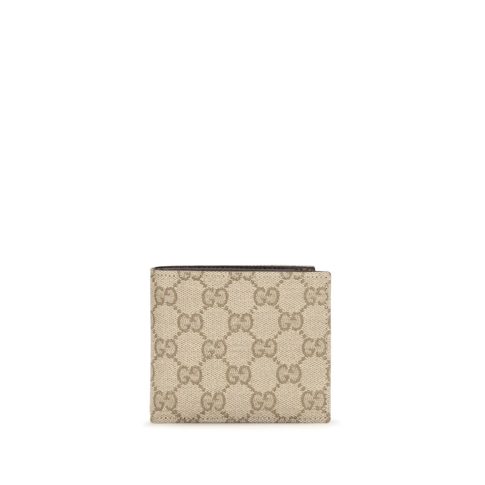 Beige Fabric Wallet