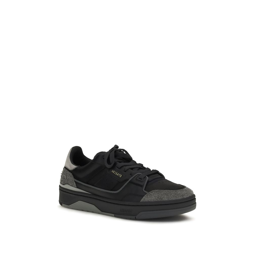 Black Calf Leather Bos Taurus Low Top Sneakers