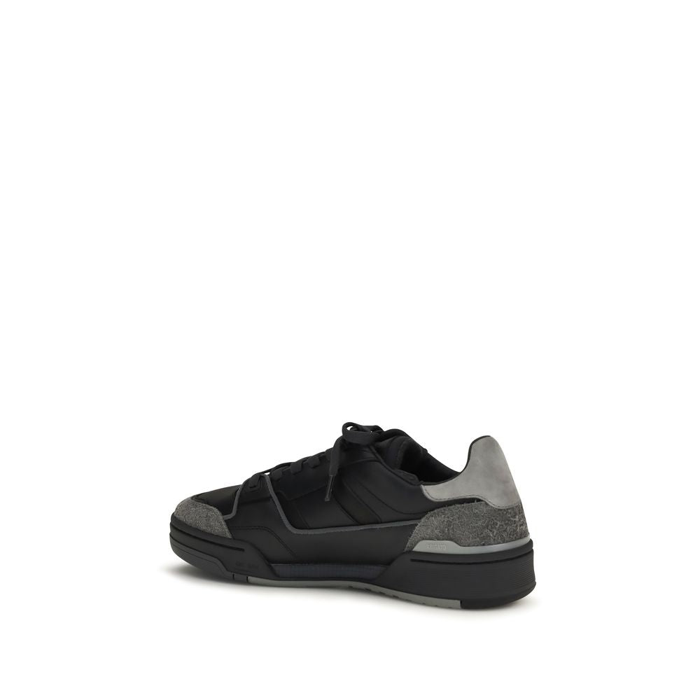 Black Calf Leather Bos Taurus Low Top Sneakers