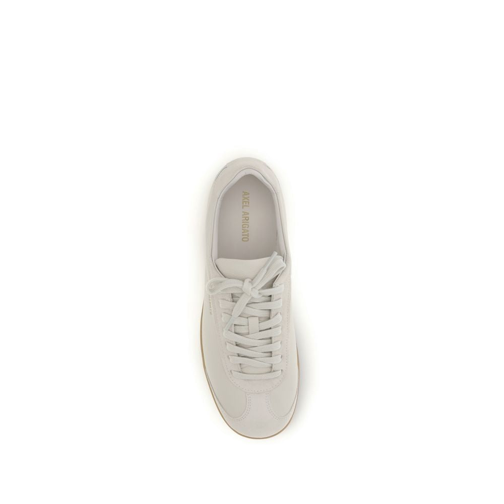 Beige Calf Leather Bos Taurus Low Top Sneakers