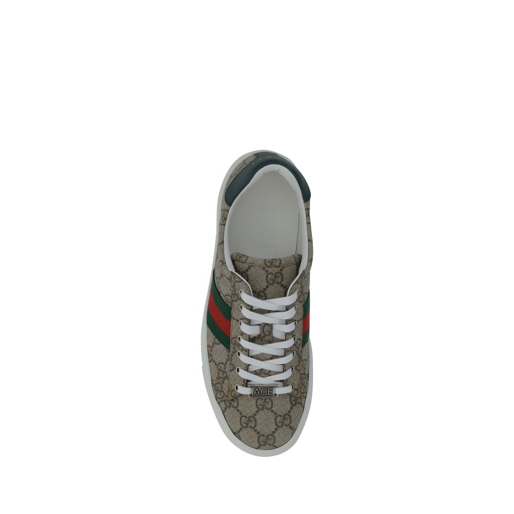 Multicolor Fabric Platform Sneakers