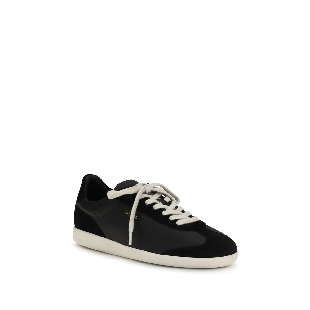 Black Calf Leather Bos Taurus Athletic Sneakers