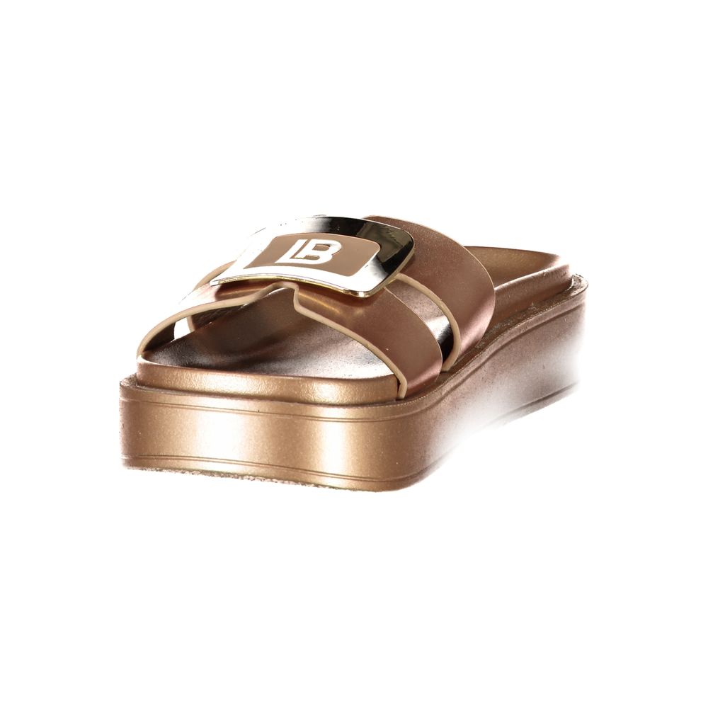 Bronze Polyurethane Women's Sandal