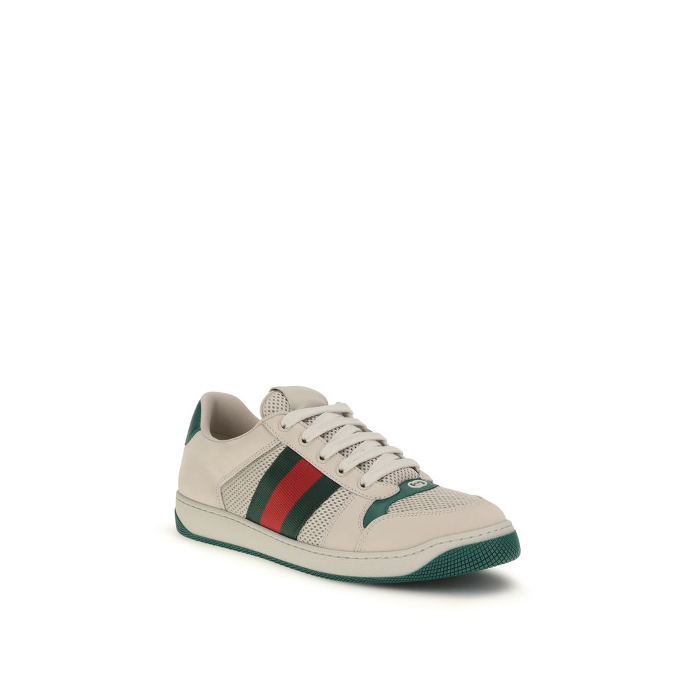 Beige Polyester Athletic Sneakers