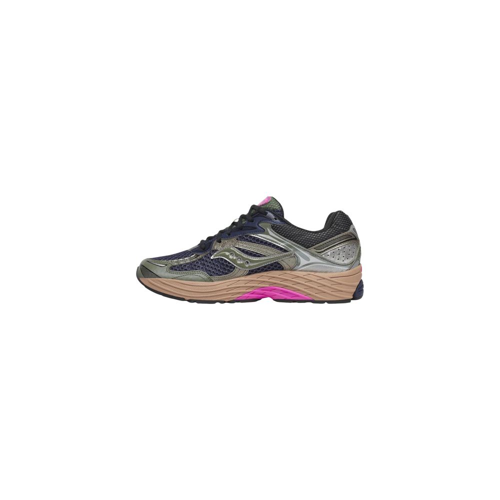 Blue Synthetic Athletic Sneakers