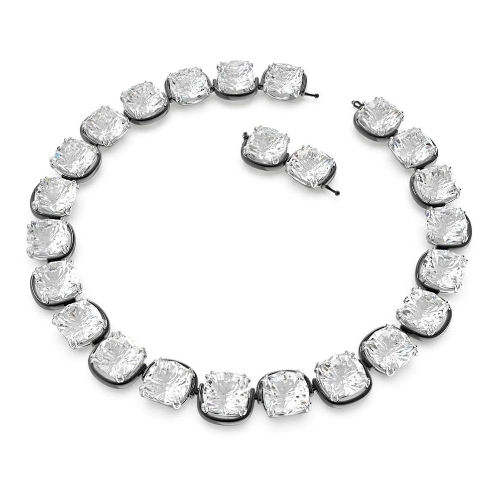 Gray Glass Necklace