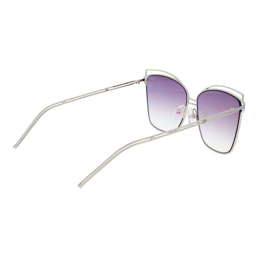 Gray Metal Sunglasses