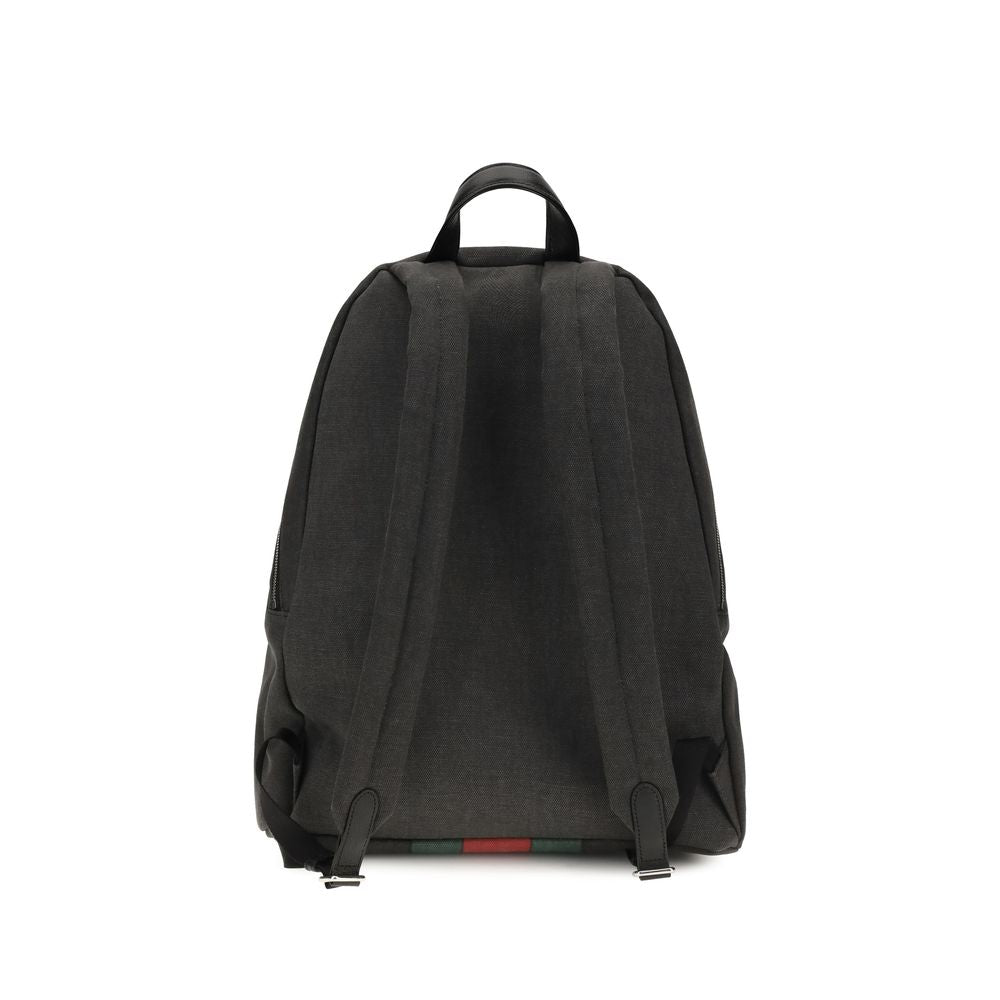 Black Fabric Shoulder Bag