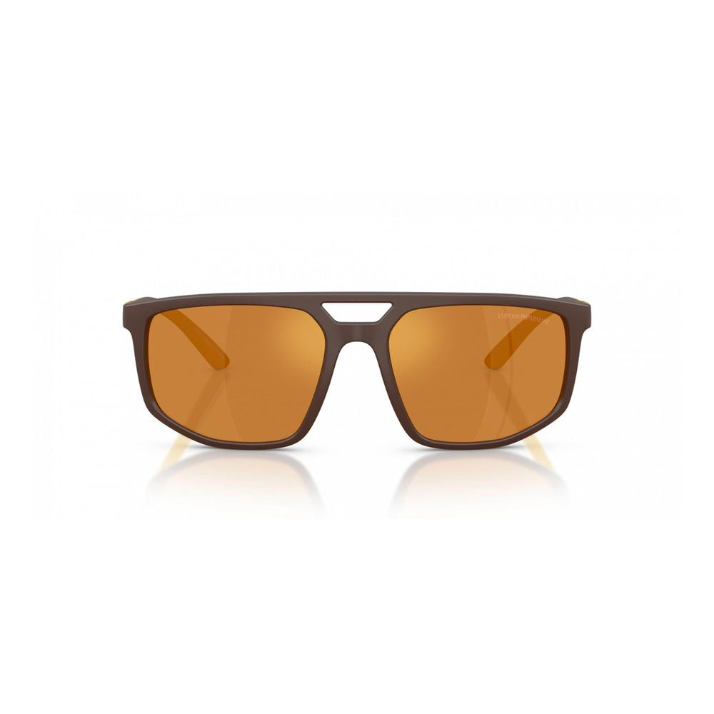 Brown Injected Sunglasses