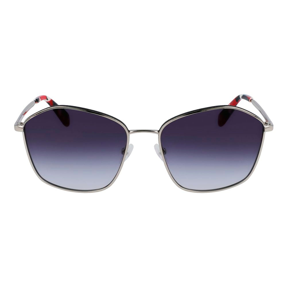 Gray Metal Sunglasses