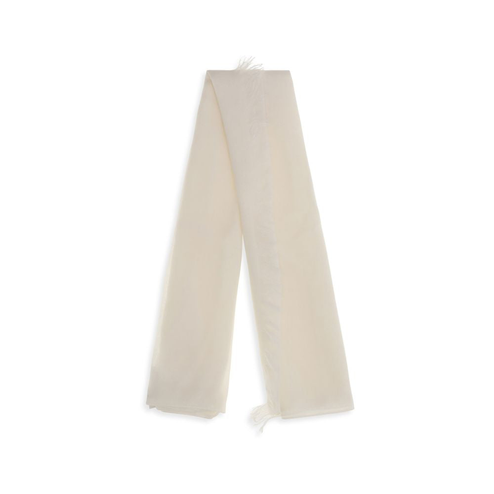 White Cashmere Scarf