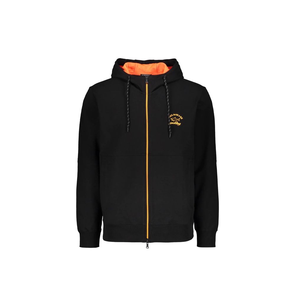 Black Cotton Sweatshirt