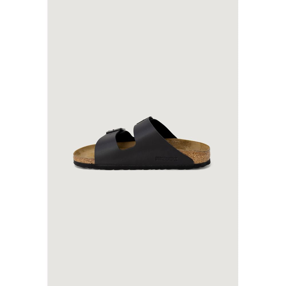 Black Synthetic Sandals
