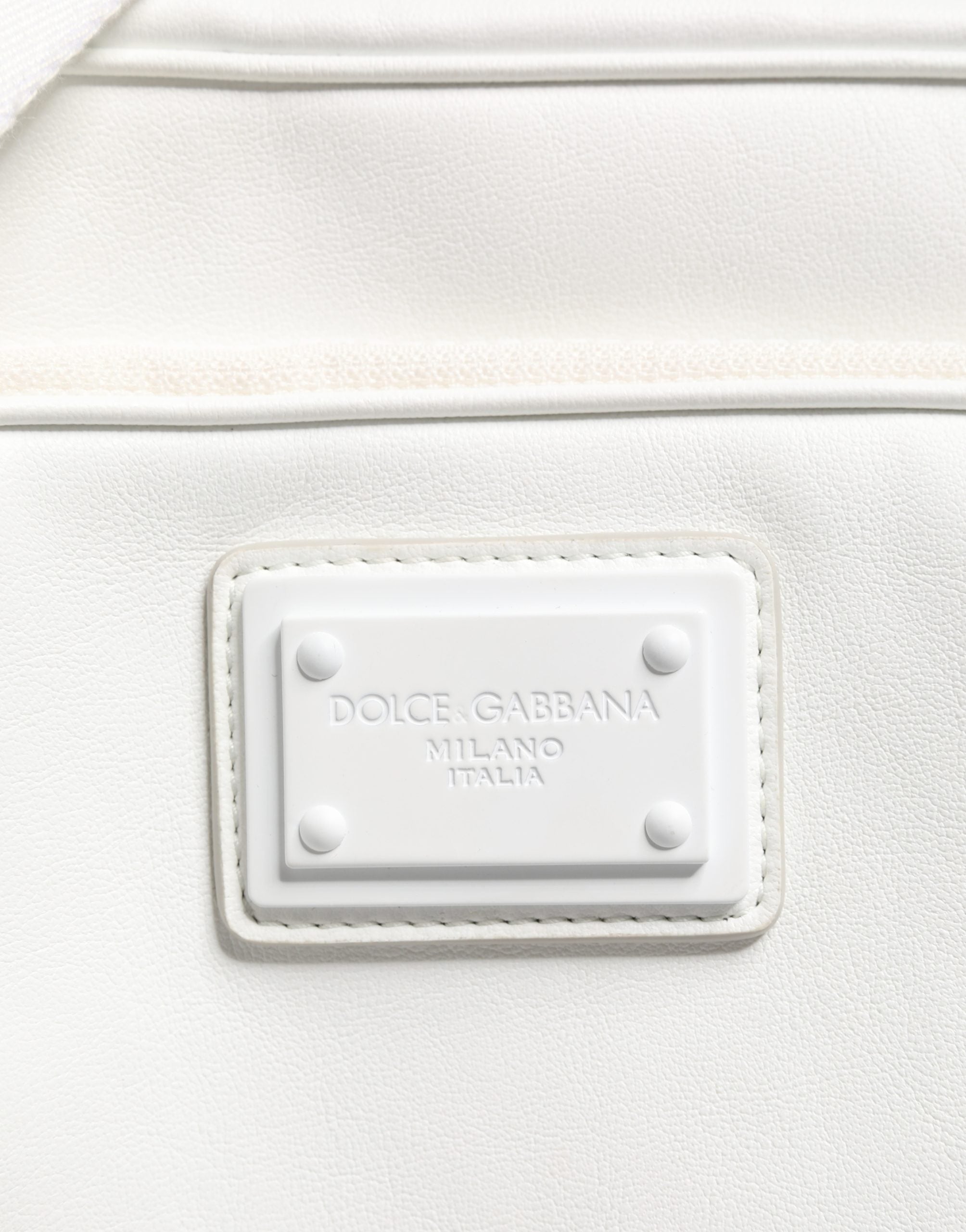 White Logo Plaque Crossbody Shoulder Borse Men Bag