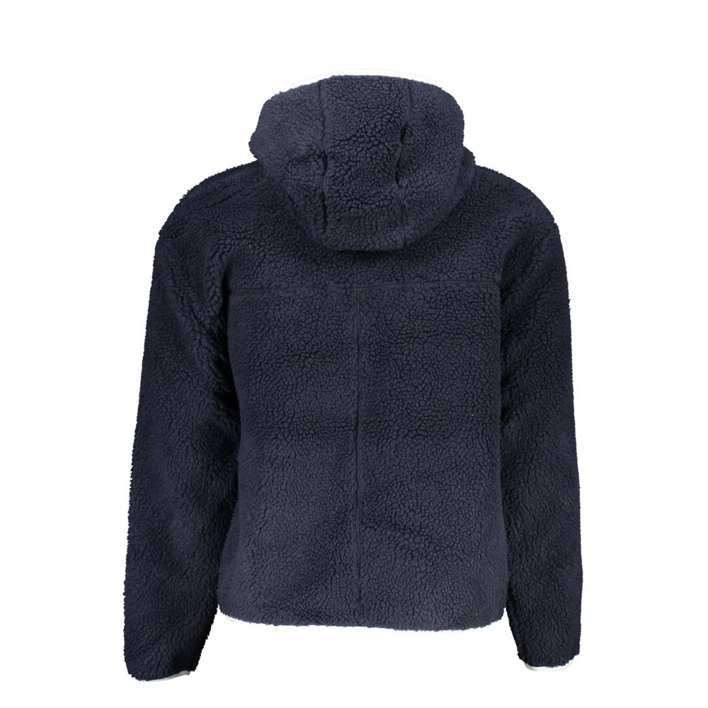 Blue Polyester Men's Jacket